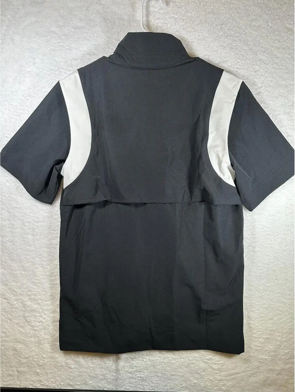 Nike Coach Performance Sideline Black Jacket Shirt Short Sleeve Mens Small